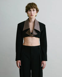 Cropped Frame Blazer