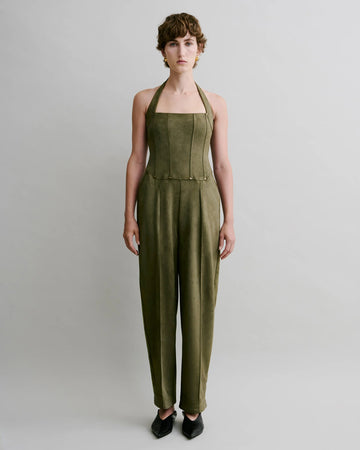 Halter Sculpt Jumpsuit
