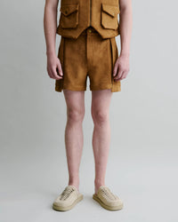 Box Pleat Shorts
