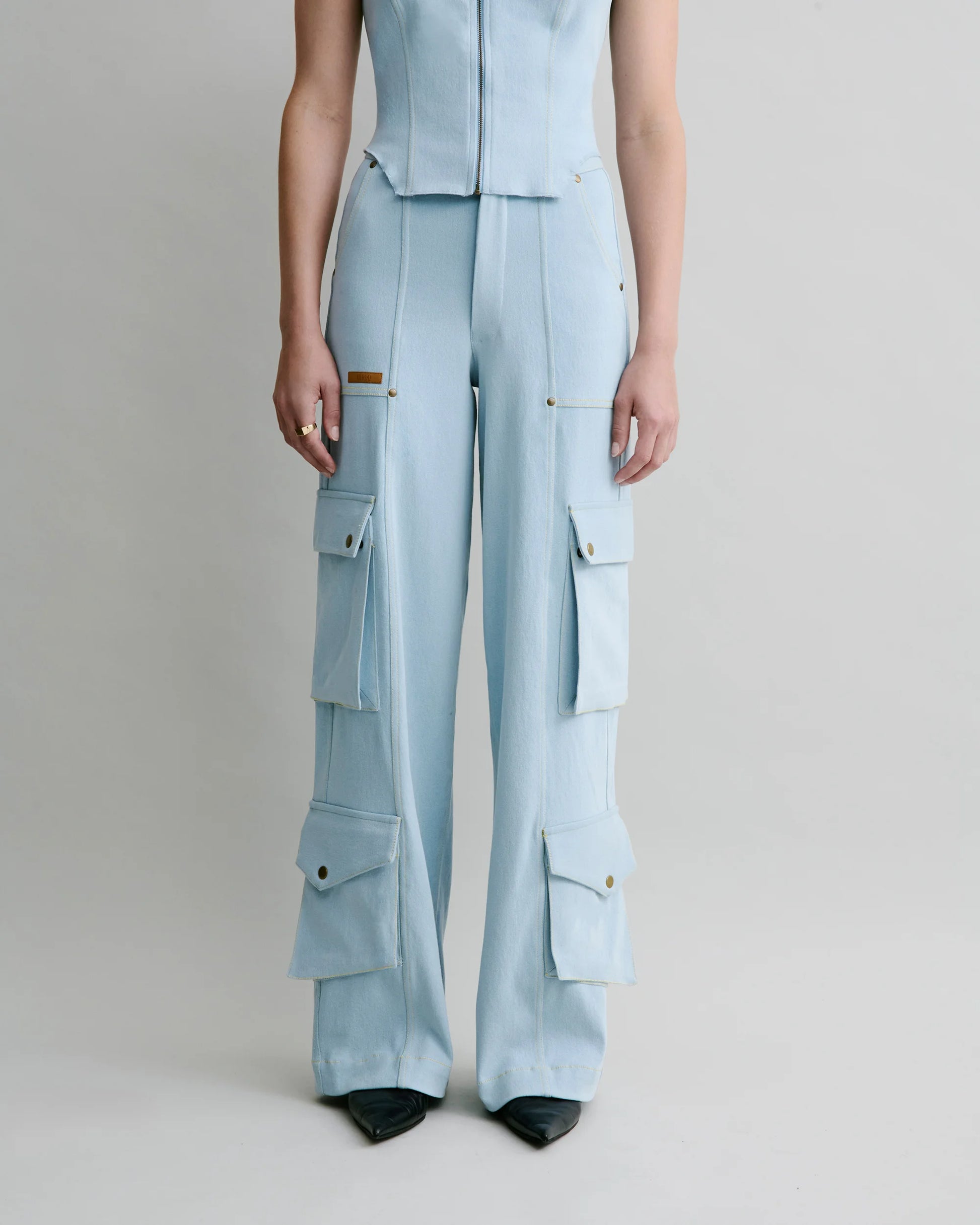 Wide Utility Trousers