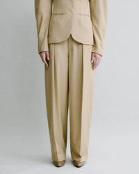 Wide Pleat Suit Trousers
