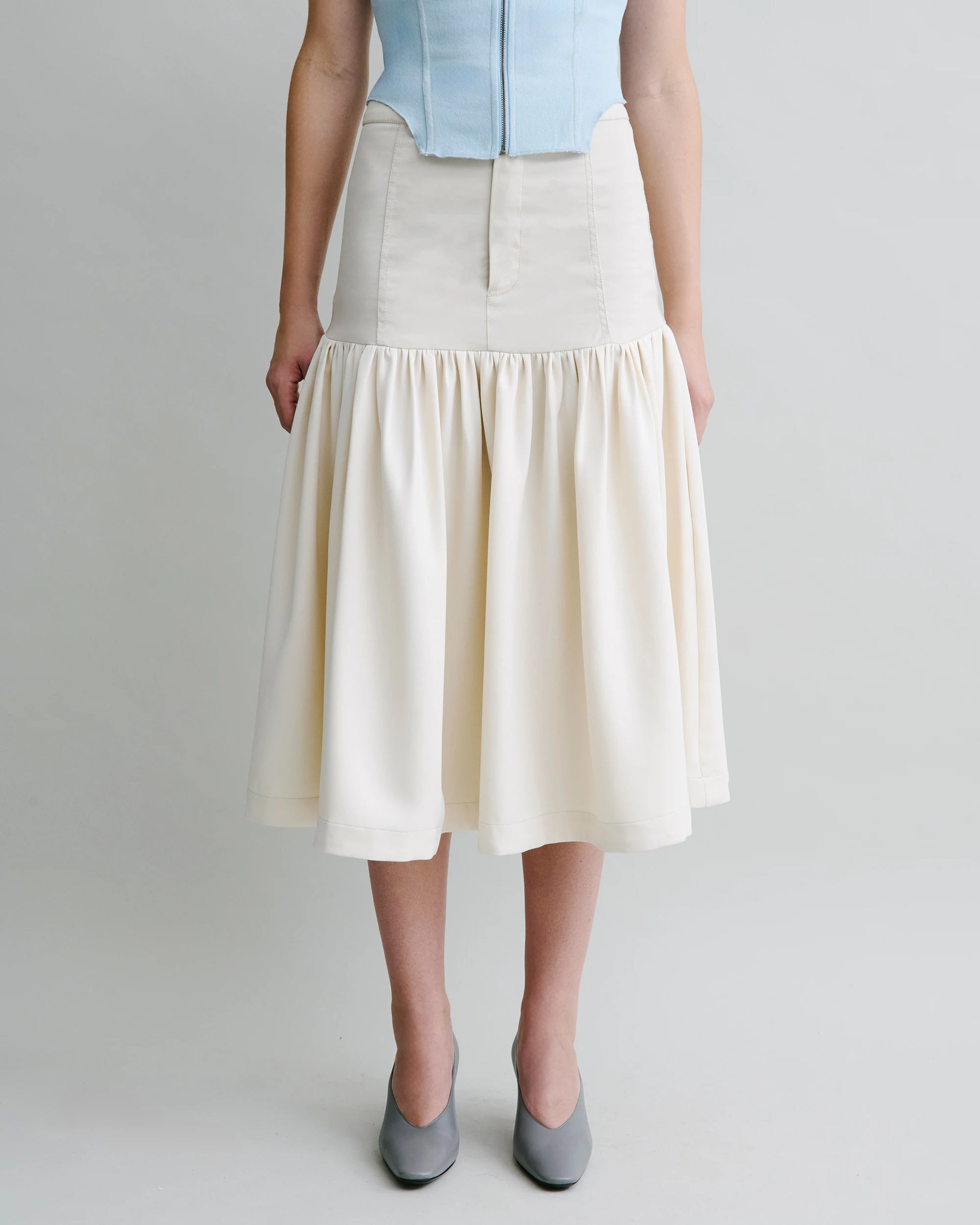 Structured Flow Skirt