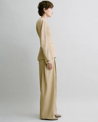 Wide Pleat Suit Trousers