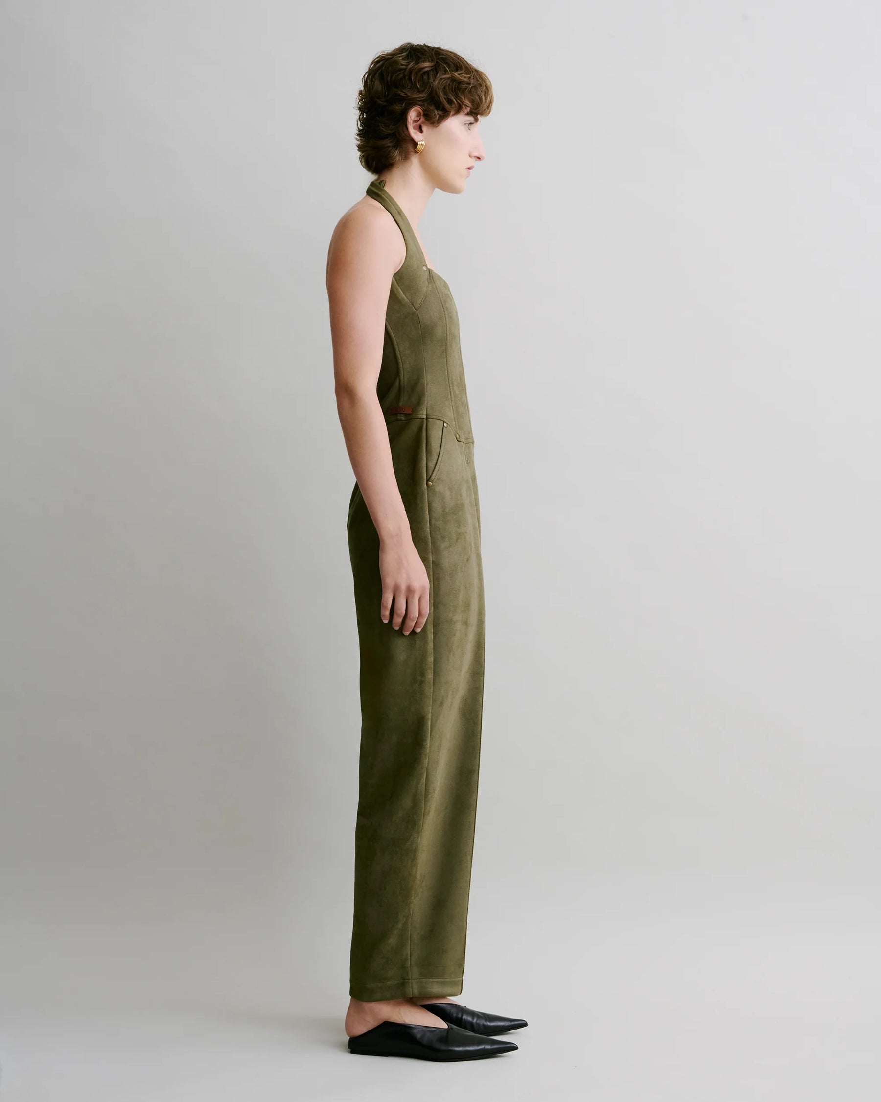 Halter Sculpt Jumpsuit