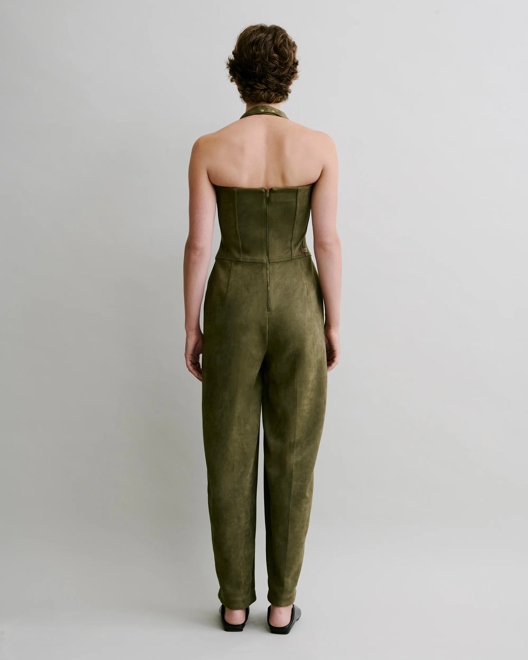 Halter Sculpt Jumpsuit