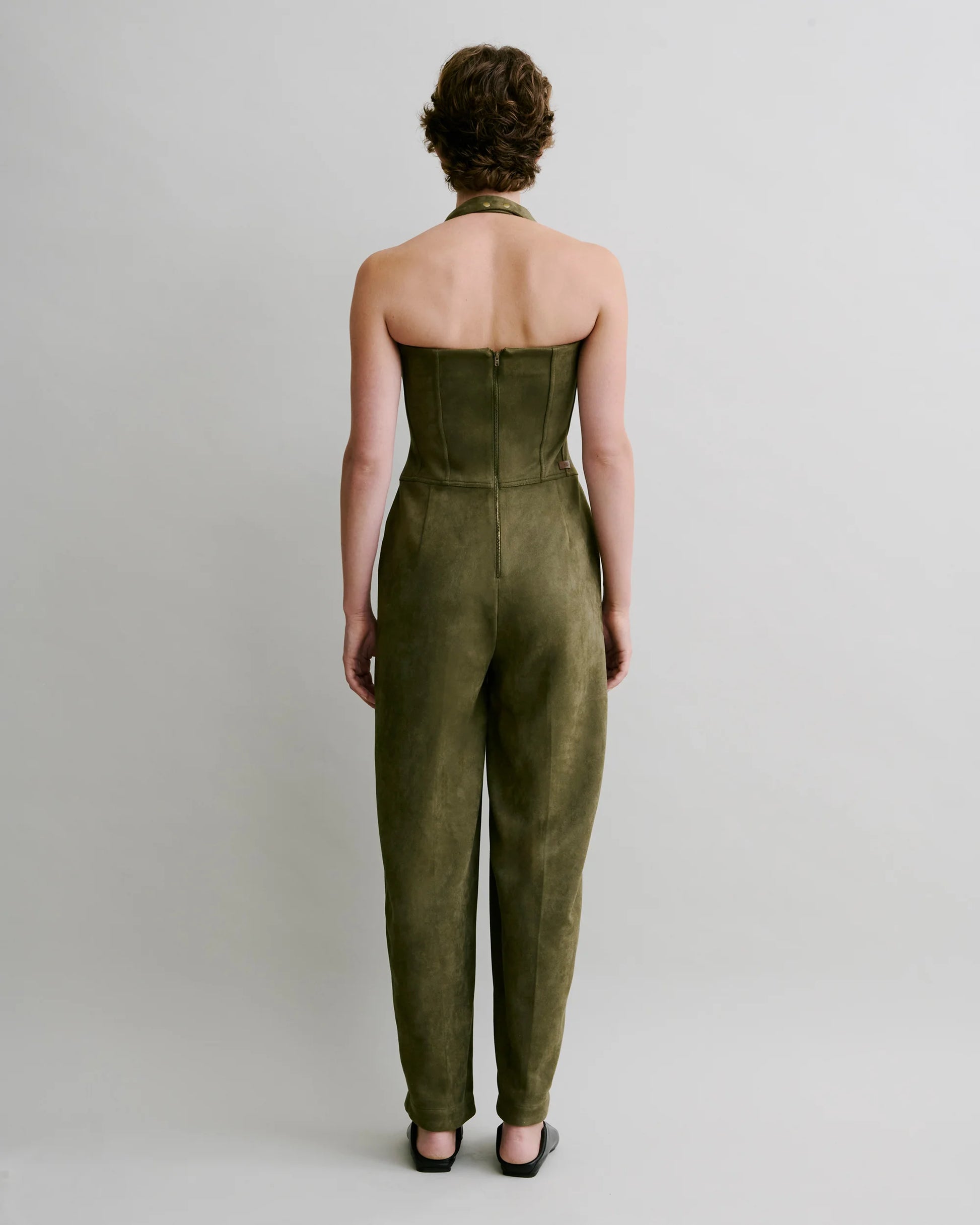 Halter Sculpt Jumpsuit