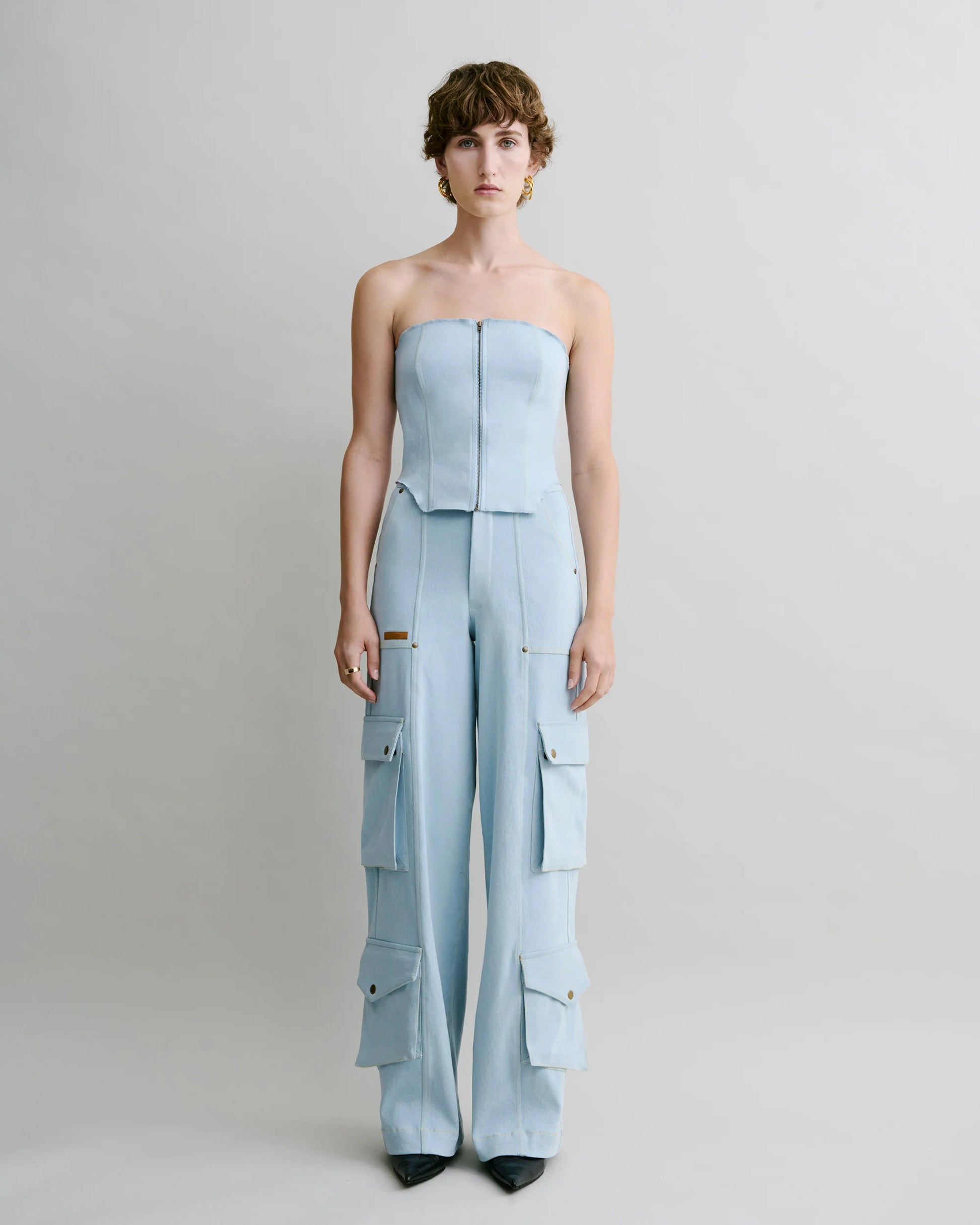 Wide Utility Trousers