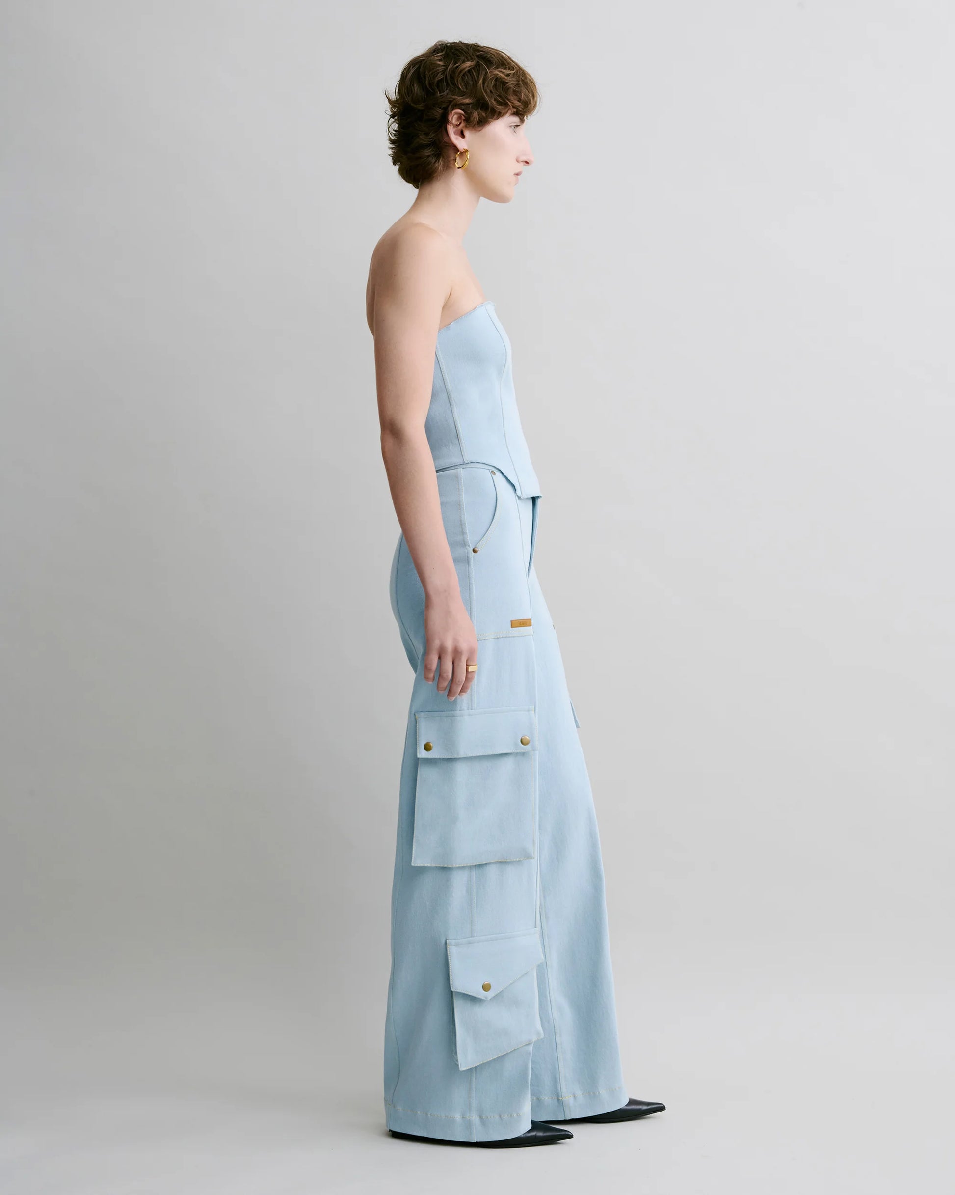 Wide Utility Trousers