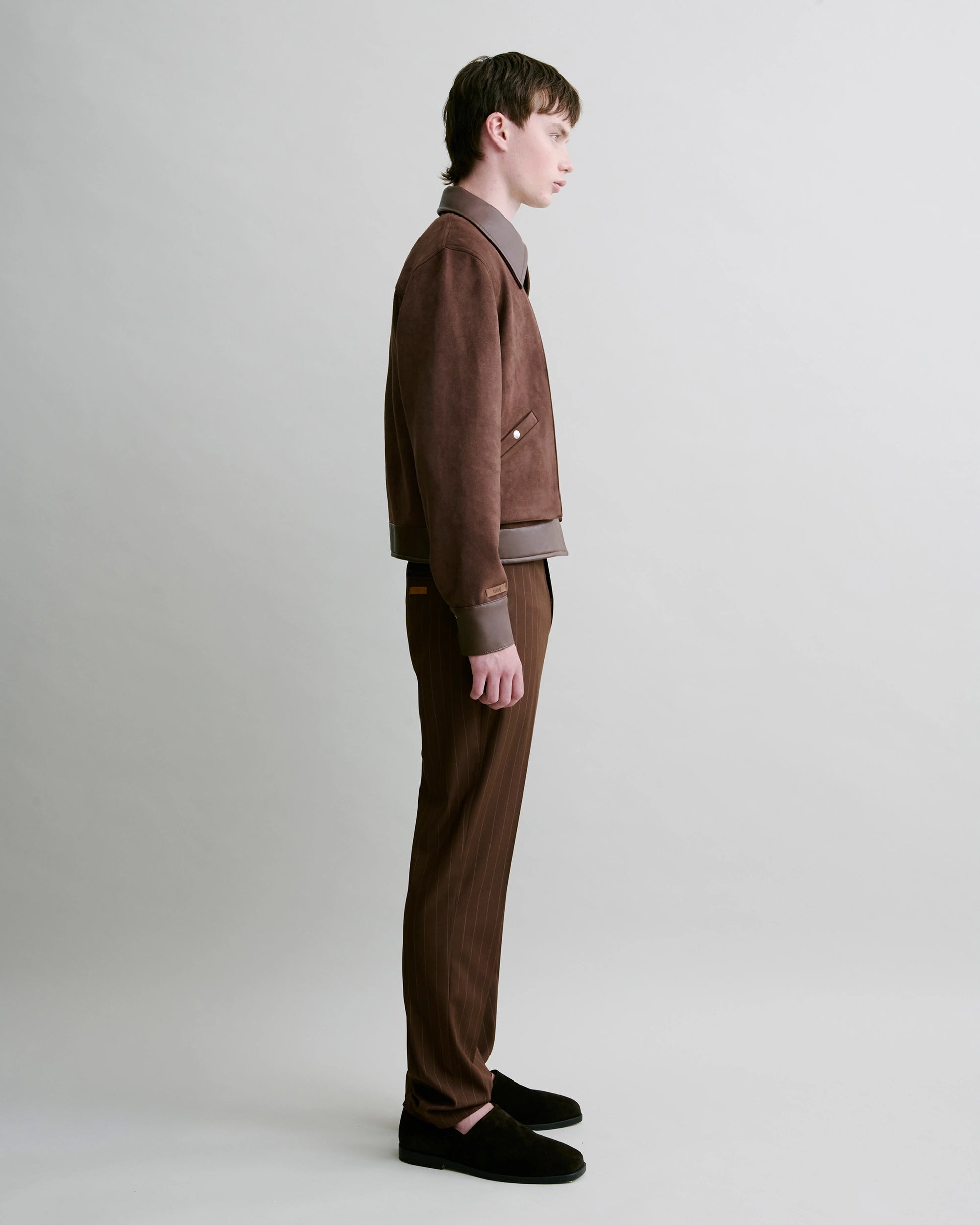 Linear Pinstripe Trousers