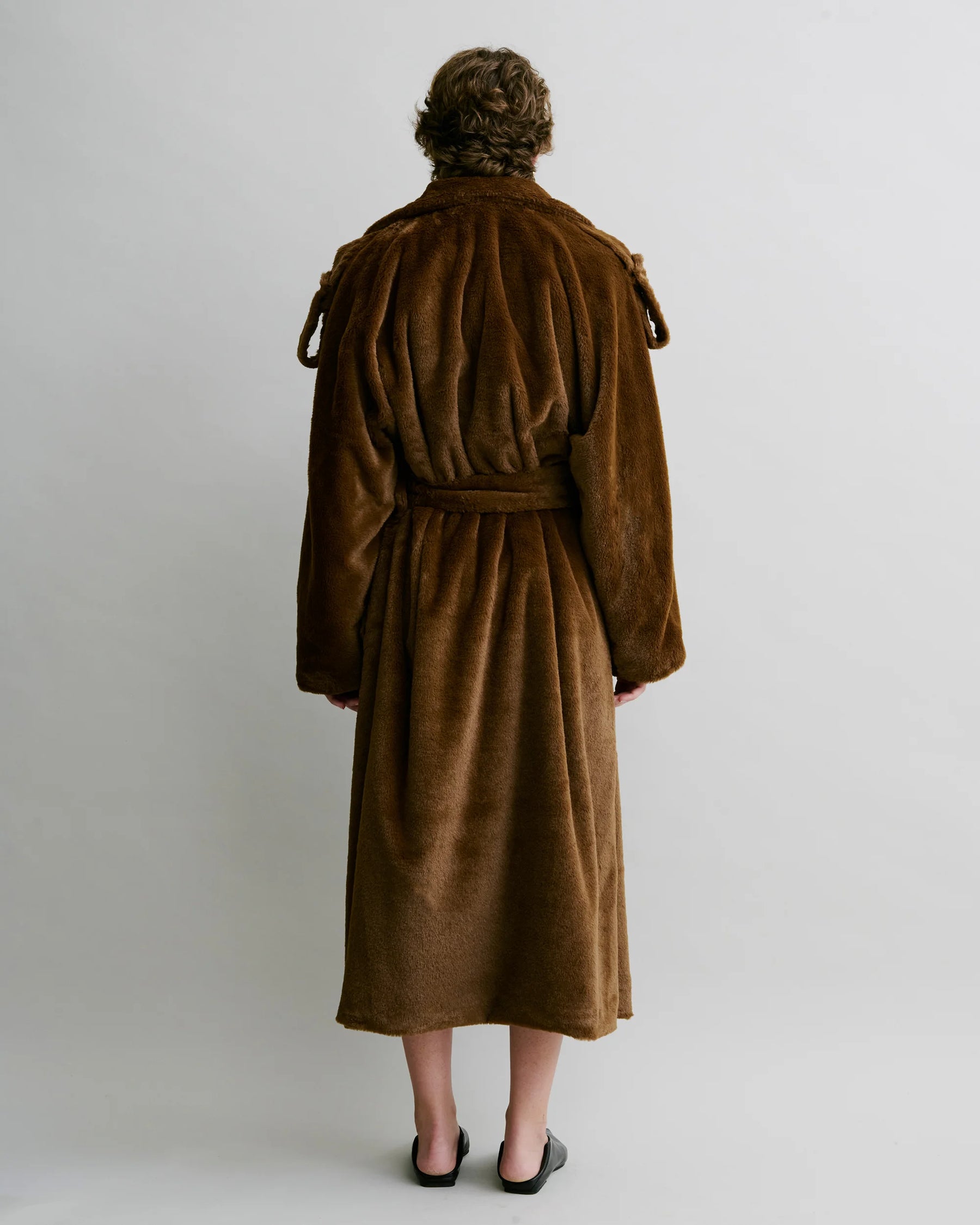 Plush Wrap Overcoat