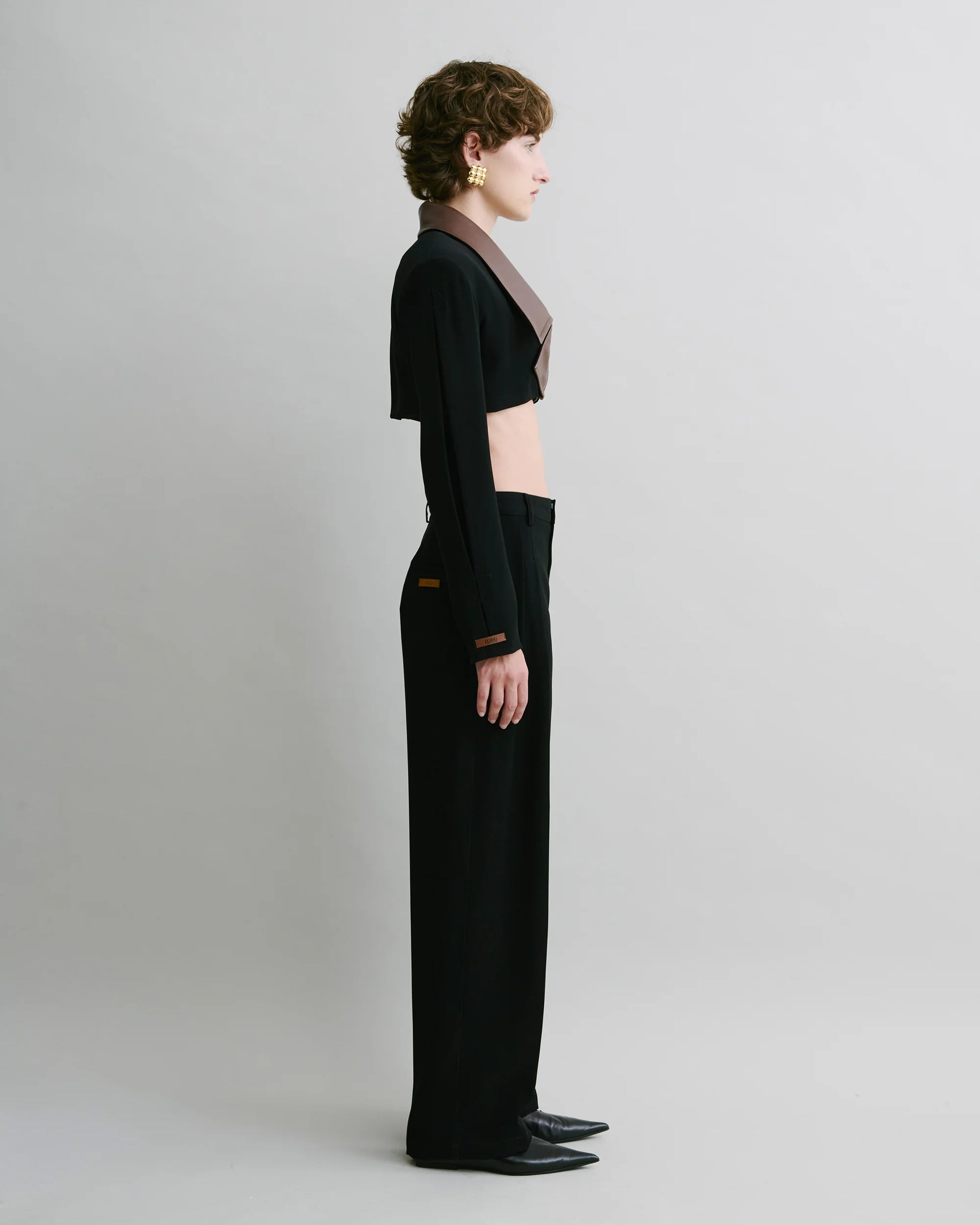 Double Pleat Suit Trousers