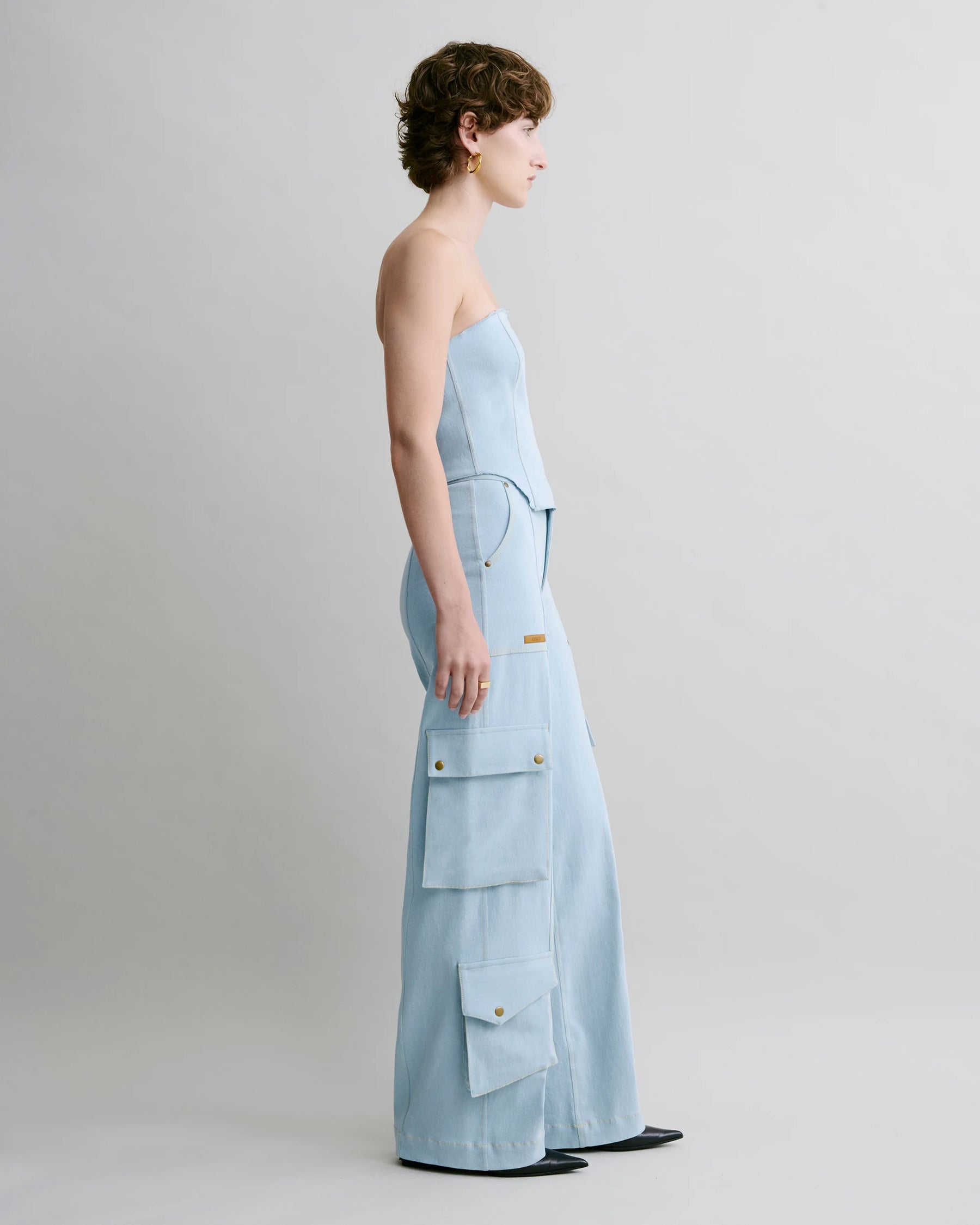 Contour Denim Bustier