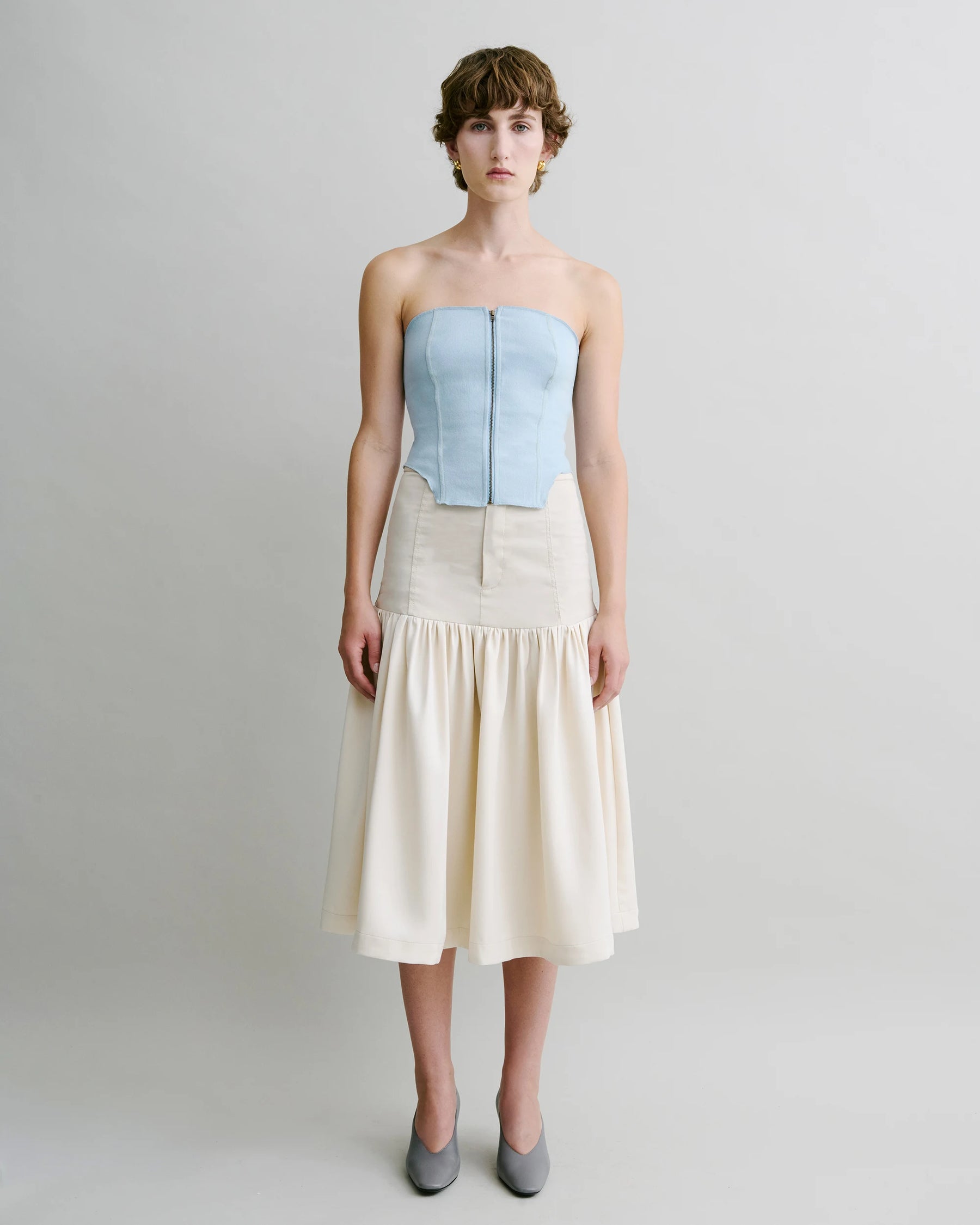 Contour Denim Bustier